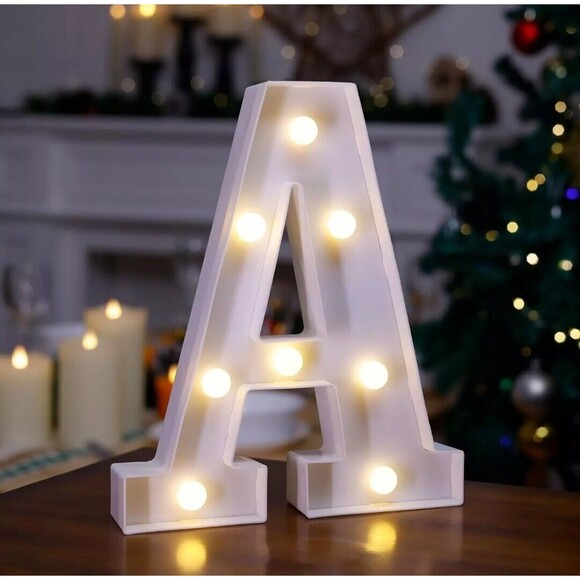 LED Marquee Sign Light Up Letter  Alphabet Light Up Letters Sign, Letter A - Picture 1 of 1